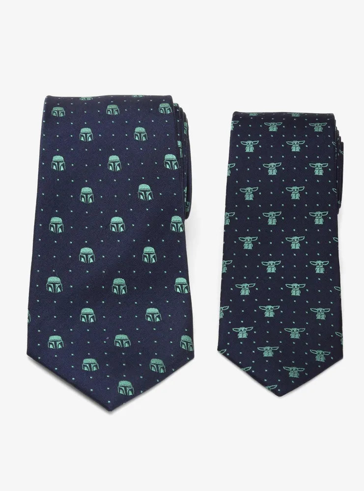 Star Wars The Mandalorian Father And Son Mando And The Child Necktie Gift Set