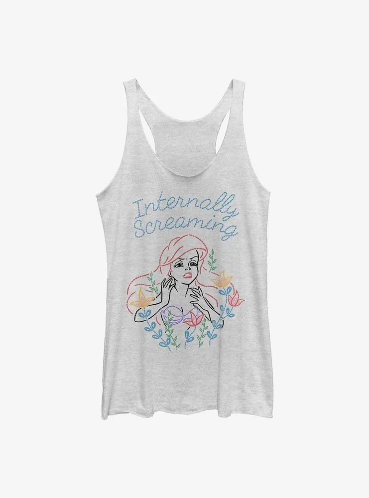 Disney The Little Mermaid Internally Screaming Womens Tank Top