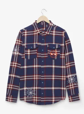 Marvel Spider-Man Web Flannel - BoxLunch Exclusive
