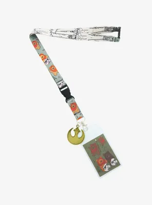 Star Wars Dancing Ewoks Allover Print Lanyard - BoxLunch Exclusive