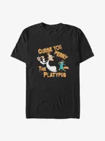 Disney Phineas and Ferb Curse You Perry The Platypus Big & Tall T-Shirt