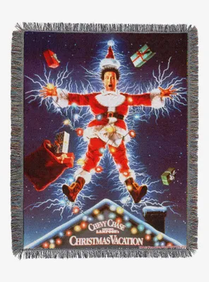 National Lampoon?S Christmas Vacation Shocking Chevy Woven Tapestry Throw Blanket