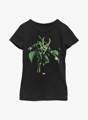 Marvel Loki God of Mischief Youth Girls T-Shirt