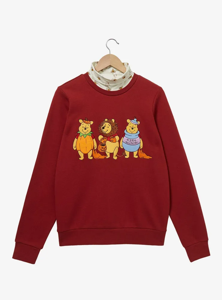 Disney Winnie the Pooh Halloween Costume Line Up Turtleneck Crewneck - BoxLunch Exclusive