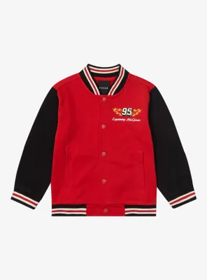 Disney Pixar Cars Lightning McQueen Toddler Varsity Jacket - BoxLunch Exclusive