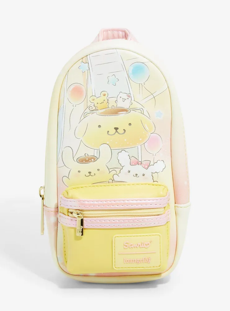 Loungefly Sanrio Pompompurin Roller Coaster Backpack Pencil Case