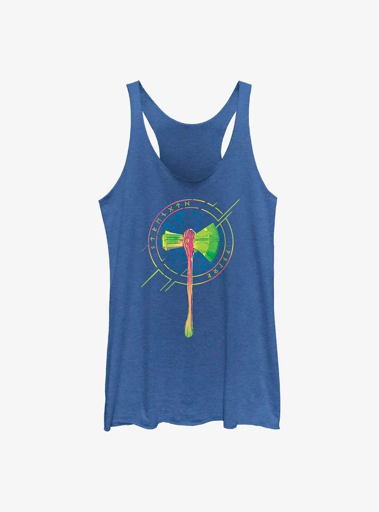 Marvel Thor Axe Badge Womens Tank Top