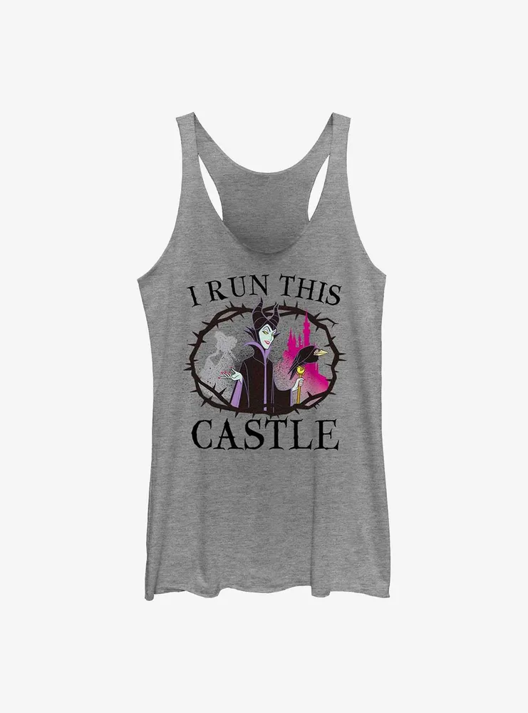 Disney Villains Maleficent I Run This Castle Womens Tank Top