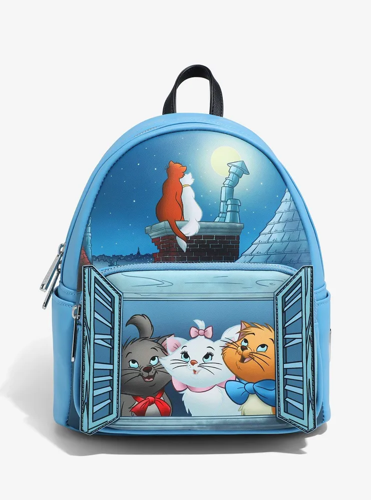 Loungefly Disney The Aristocats Window Portrait Glow-in-the-Dark Mini Backpack - BoxLunch Exclusive