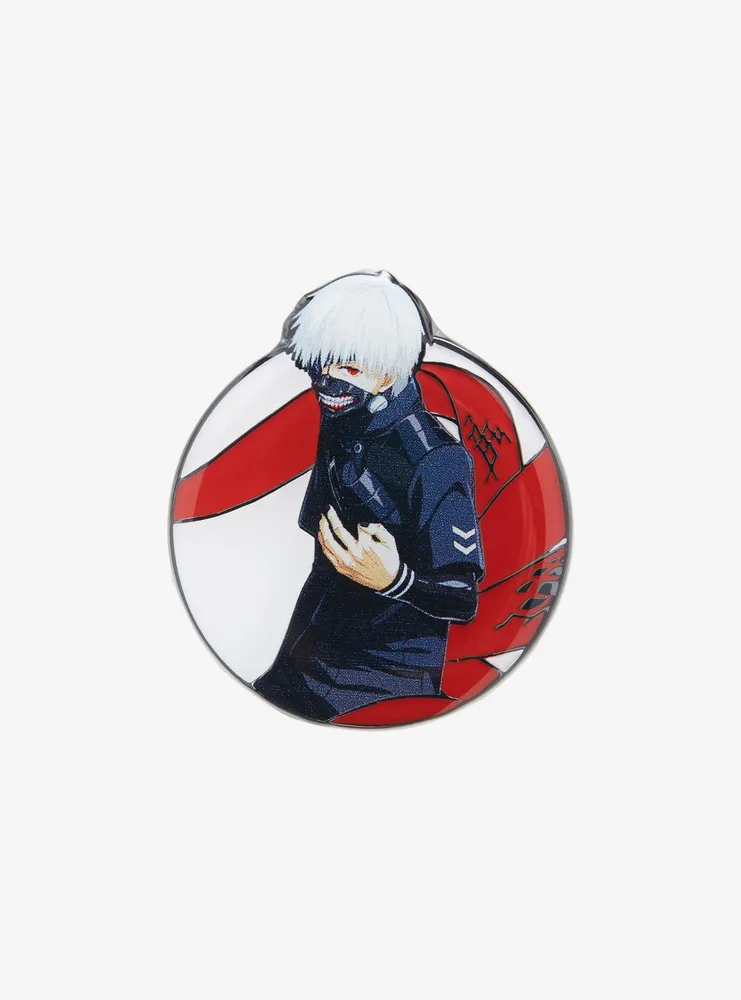 Tokyo Ghoul Ken Kaneki Circular Enamel Pin - BoxLunch Exclusive