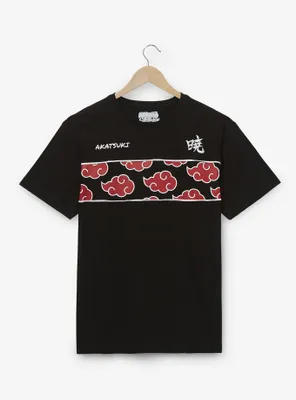 Naruto Shippuden Akatsuki Cloud Panel T-Shirt - BoxLunch Exclusive