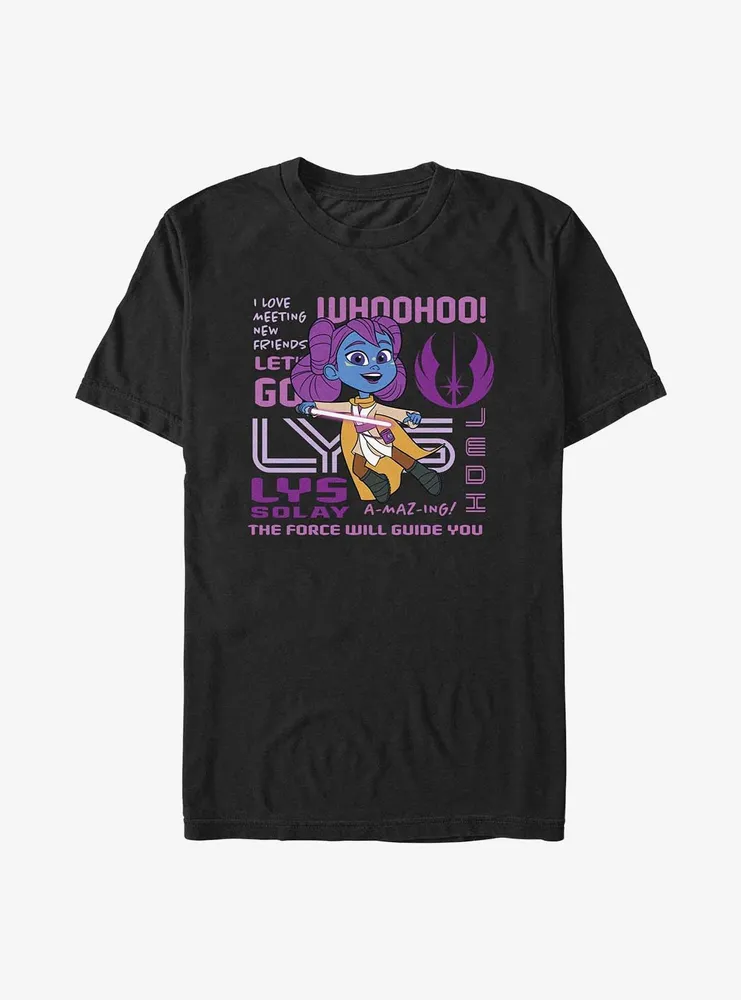 Star Wars: Young Jedi Adventures Lyz Solay Phrases T-Shirt