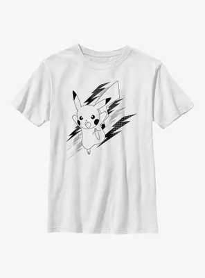 Pokemon Pikachu Lightning Youth T-Shirt