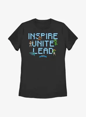 Minecraft Legends Inspire Unite Lead Womens T-Shirt