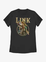 the Legend of Zelda: Tears Kingdom Link Badge Womens T-Shirt
