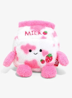 BumBumz Strawberry Milk 7 Inch Plush