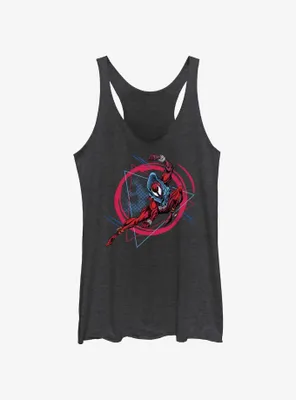 Marvel Spider-Man: Across The Spiderverse Scarlet Spider Badge Womens Tank Top