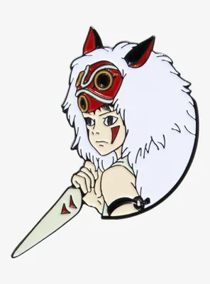 Studio Ghibli Princess Mononoke San with Dagger Enamel Pin - BoxLunch Exclusive