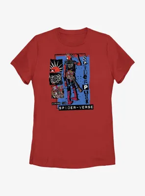 Marvel Spider-Man: Across The Spiderverse Punk Power Spider-Punk Womens T-Shirt
