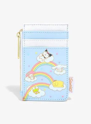 Loungefly Sanrio Hello Kitty and Friends Rainbow Clouds Cardholder - BoxLunch Exclusive
