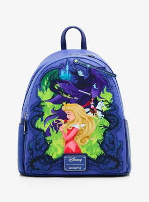 Loungefly Disney Sleeping Beauty Characters Portrait Mini Backpack - BoxLunch Exclusive