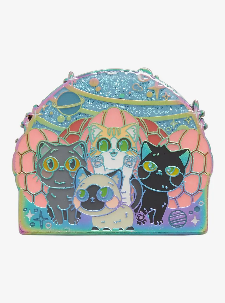 Marvel The Marvels Flerkittens Glitter Enamel Pin - BoxLunch Exclusive