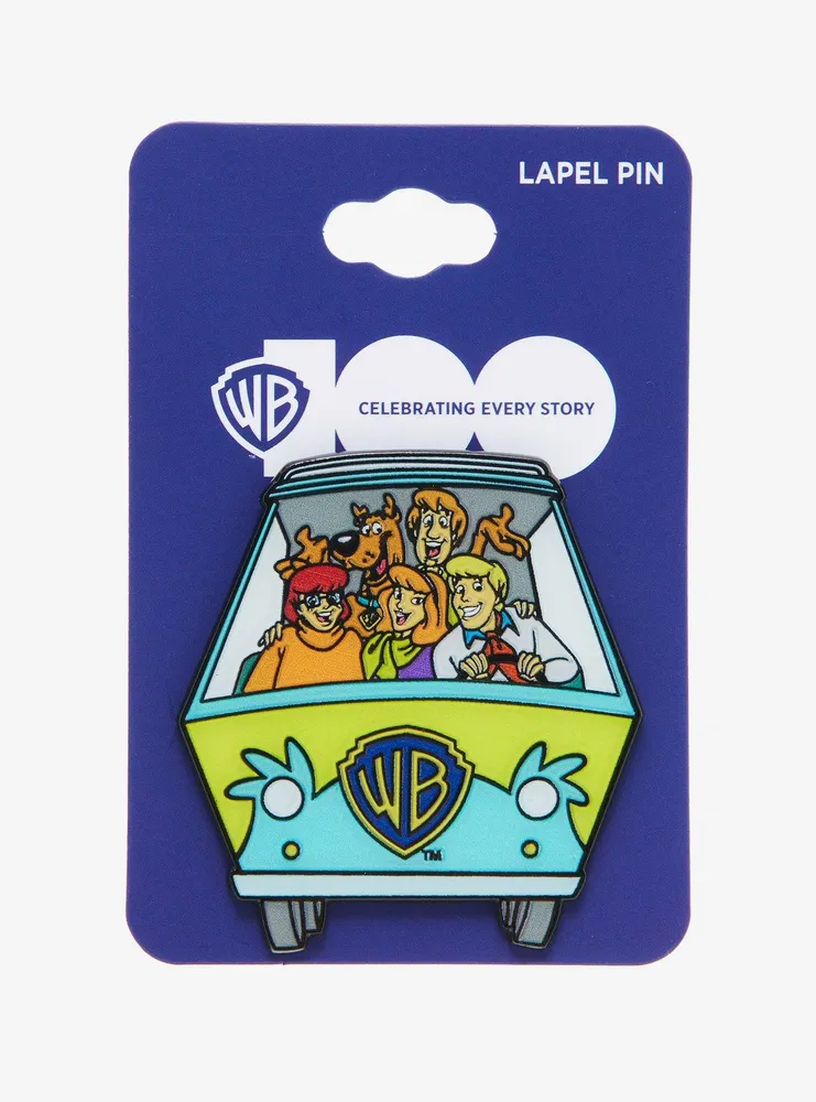 Warner Bros. 100 Scooby-Doo! Mystery Machine Group Portrait Enamel Pin - BoxLunch Exclusive