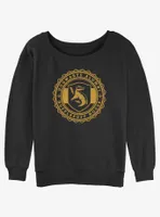 Harry Potter Hogwarts Alumni Hufflepuff Womens Slouchy Sweatshirt