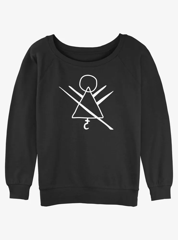 Yellowjackets Big Rune Womens Slouchy Sweatshirt