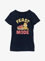 Garfield Feast Mode Youth Girl's T-Shirt