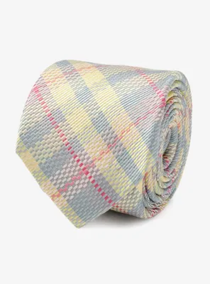 Pastel Plaid Men's Tie