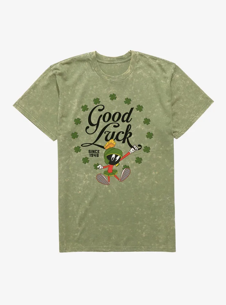 Looney Tunes Marvin Good Luck Mineral Wash T-Shirt
