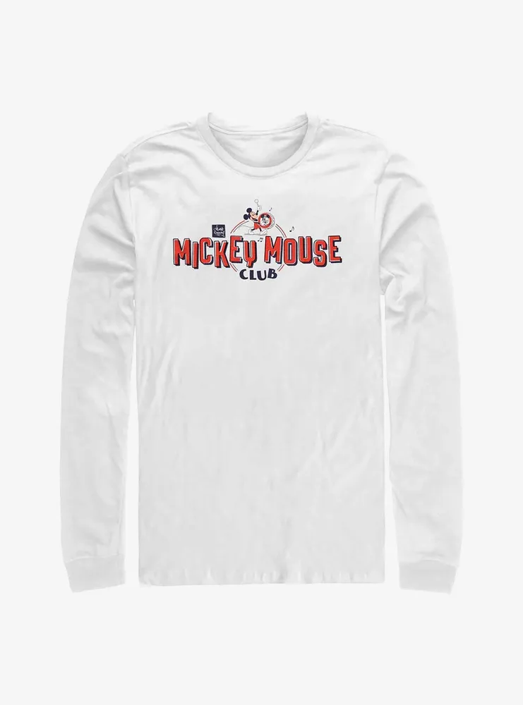 Disney100 Mickey Mouse Chest Long-Sleeve T-Shirt