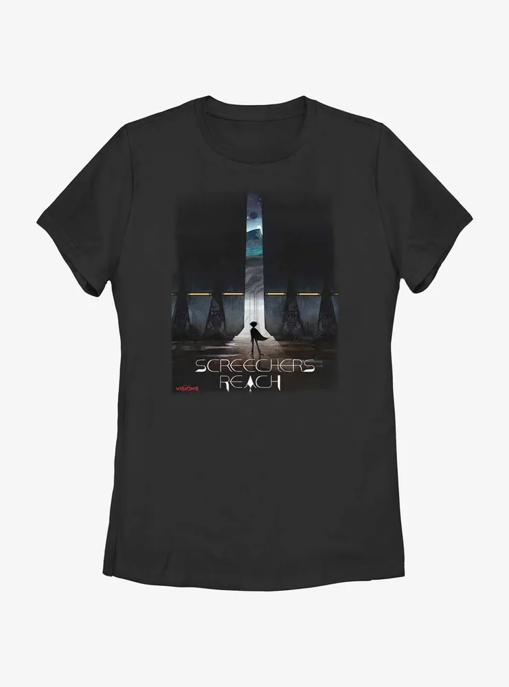 Star Wars: Visions Screecher's Reach Poster Womens T-Shirt