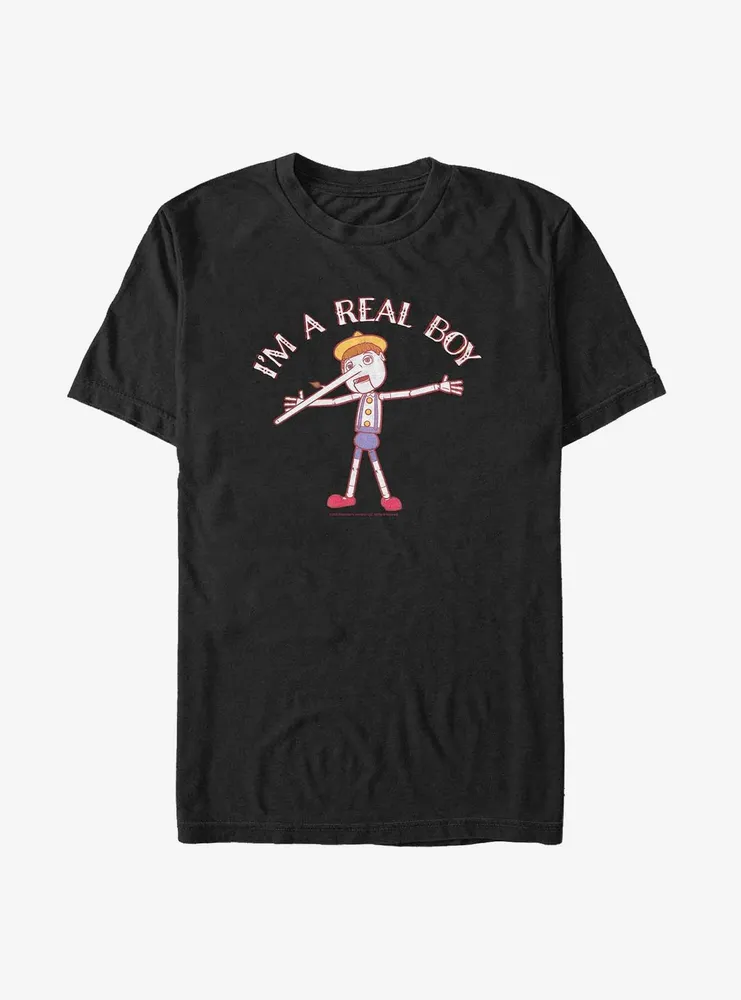 Shrek Pinocchio Real Boy Big & Tall T-Shirt