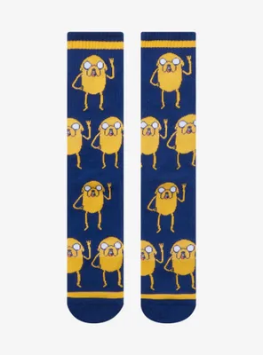 Adventure Time Jake the Dog Allover Print Crew Socks