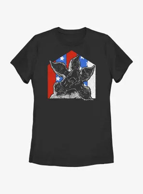 Stranger Things Demogorgon Badge Womens T-Shirt