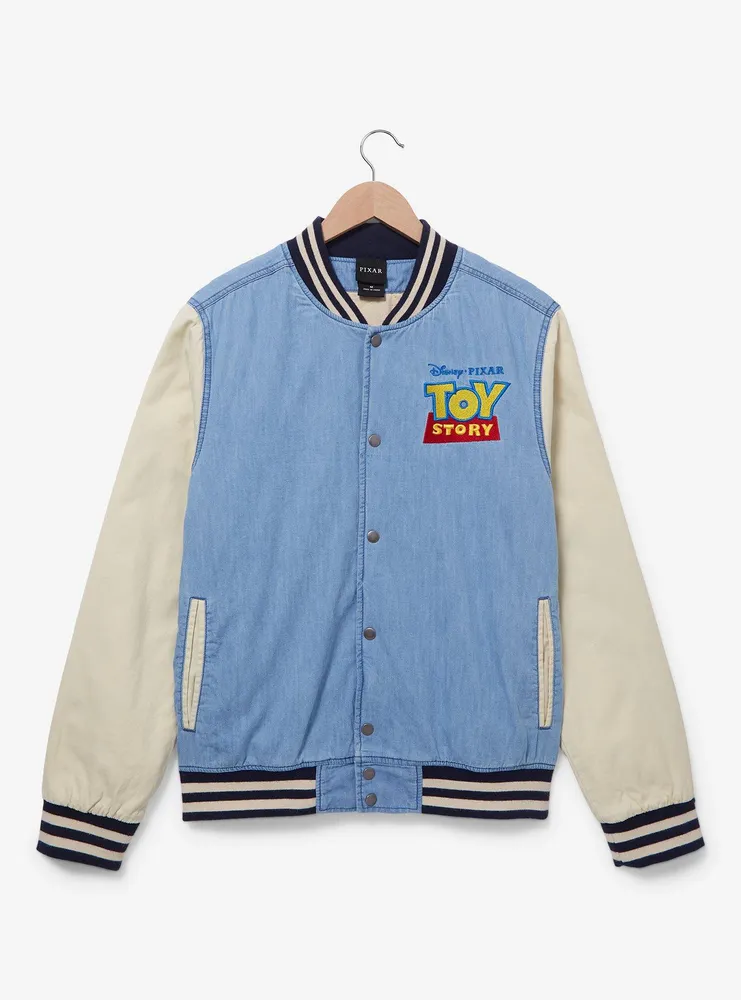 Disney Pixar Toy Story Buzz & Woody Denim Bomber Jacket - BoxLunch Exclusive