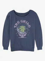 Star Wars The Mandalorian Child Womens Slouchy Sweatshirt