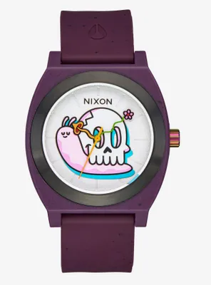Nixon Time Teller OPP Hannah Eddy Purple Watch