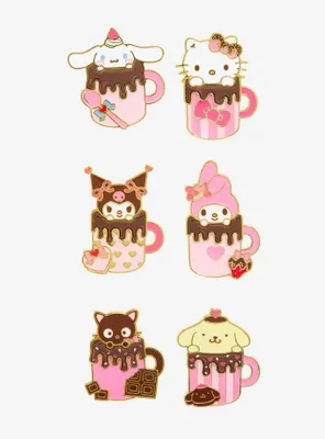 Loungefly Sanrio Hello Kitty and Friends Hot Chocolate Blind Box Enamel Pin - BoxLunch Exclusive