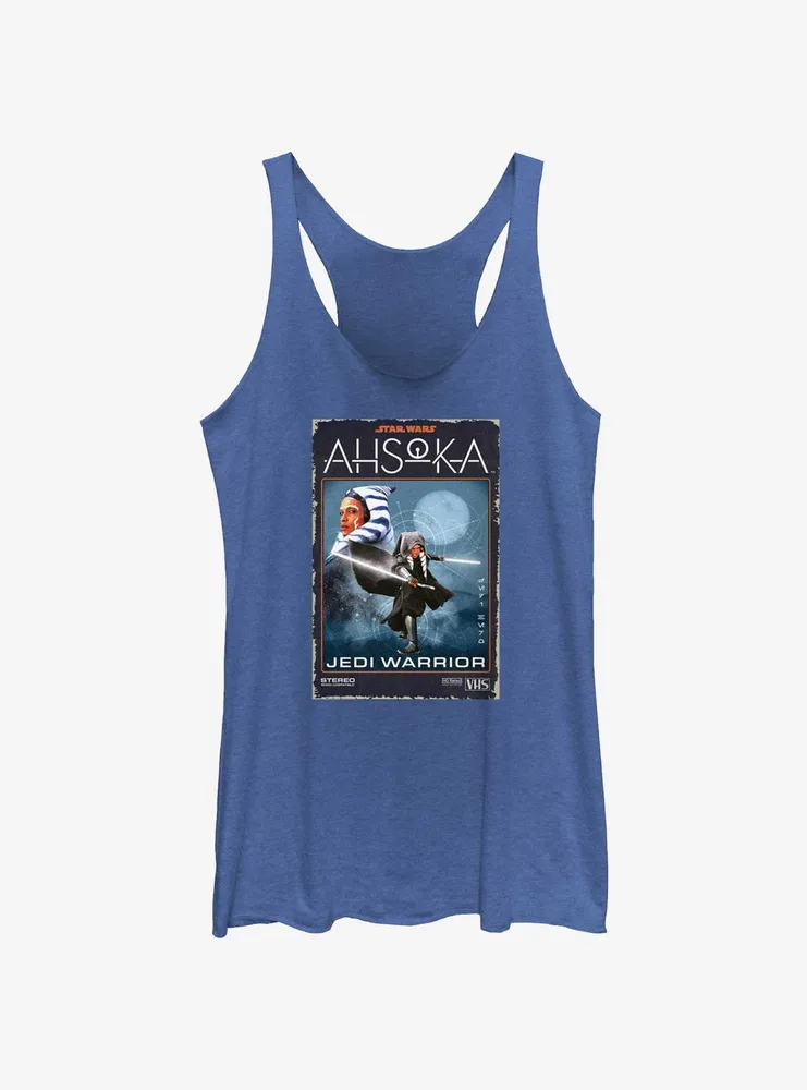 Star Wars Ahsoka Jedi Warrior VHS Womens Tank Top