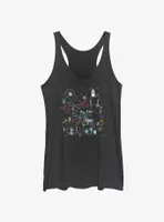 Disney Haunted Mansion Map Womens Tank Top