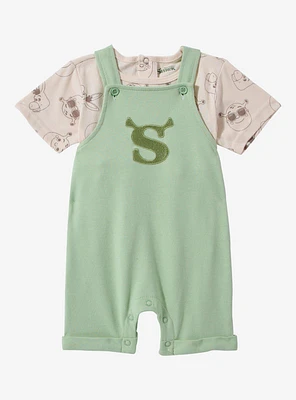 DreamWorks Shrek Sunglasses Infant T-Shirt and Overall Set — BoxLunch Exclusive