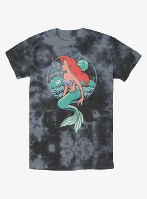 Disney The Little Mermaid Moonrise Shipwreck Tie-Dye T-Shirt