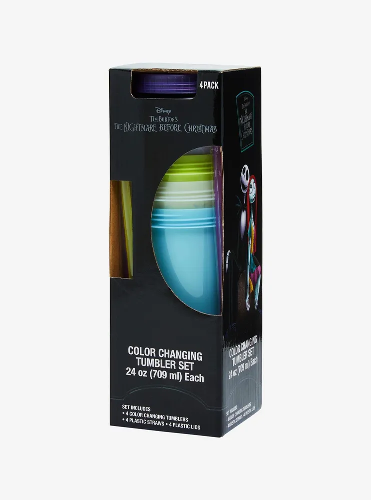 Disney The Nightmare Before Christmas Characters Color Changing Carnival Cup Set