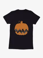 Peanuts Charlie Brown Pumpkin Womens T-Shirt