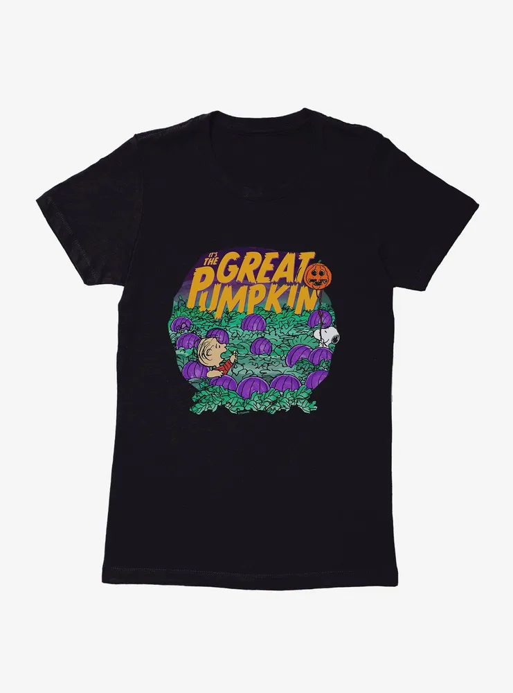 Peanuts The Great Pumpkin Womens T-Shirt