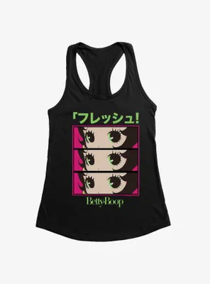Betty Boop Green Eyes Womens Tank Top