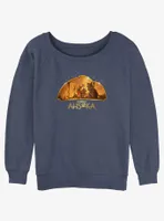 Star Wars Ahsoka Mural Womens Slouchy Sweatshirt
